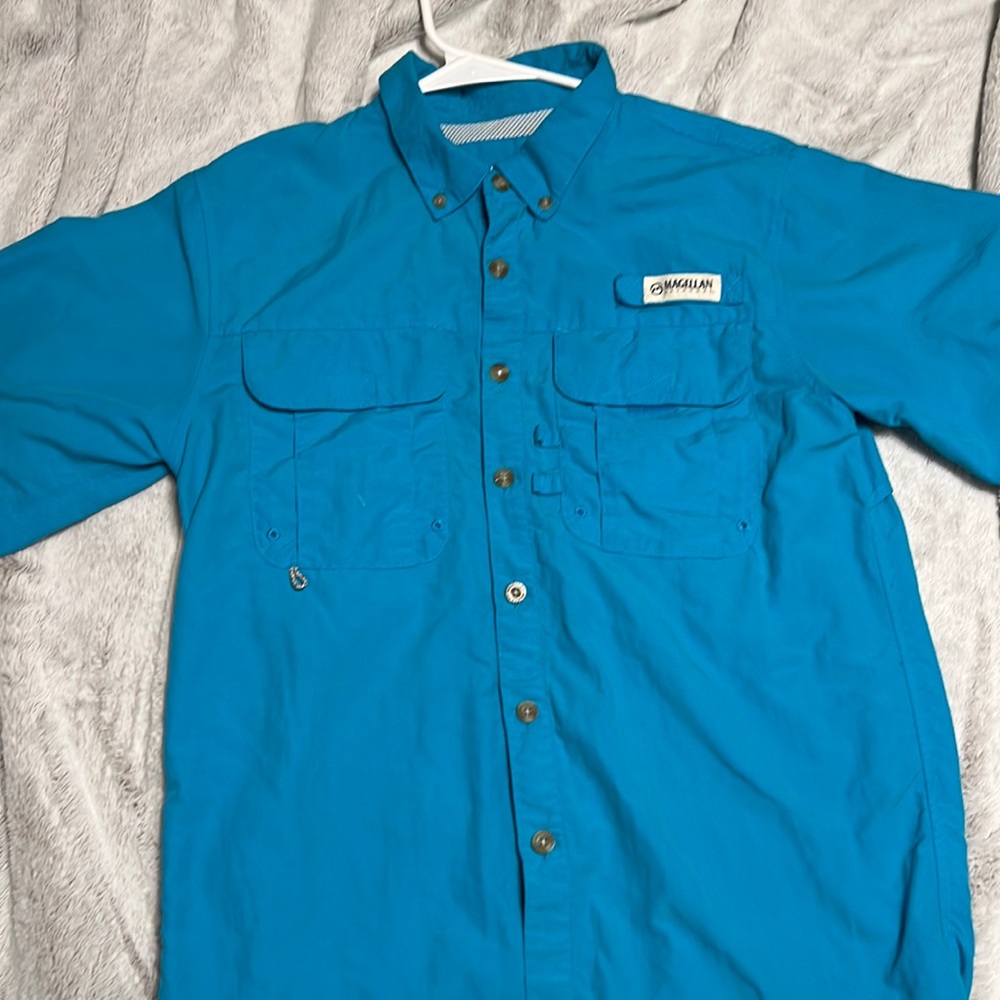 Youth Blue Magellan Outdoors Button-up Shirt